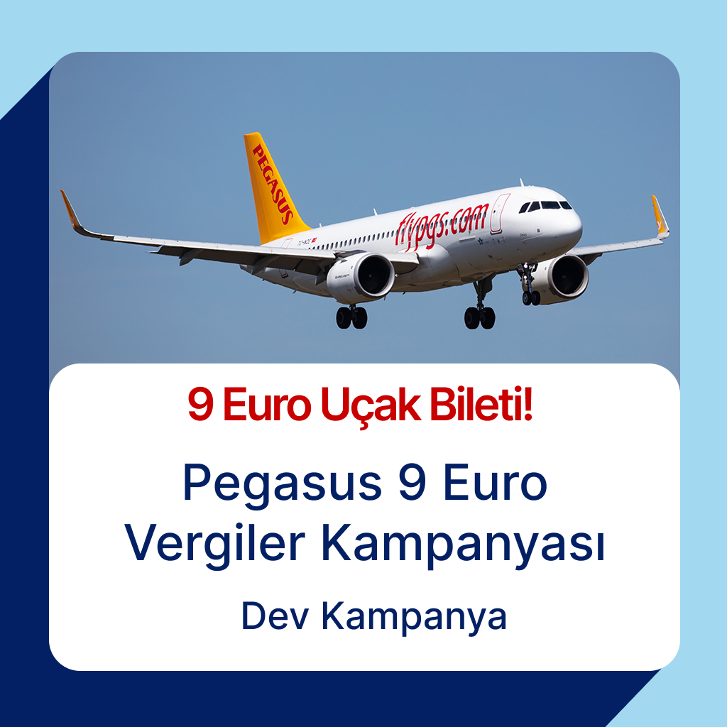 Pegasus 9 Euro Vergiler Kampanyası